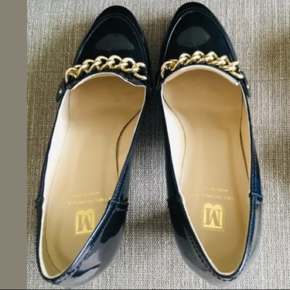 NEW Bruno Magli PETRA Chain Patent Pumps 39EUR - Picture 7 of 8